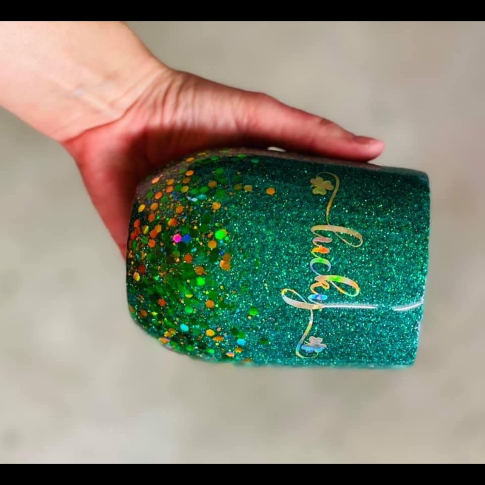 Glitter tumbler